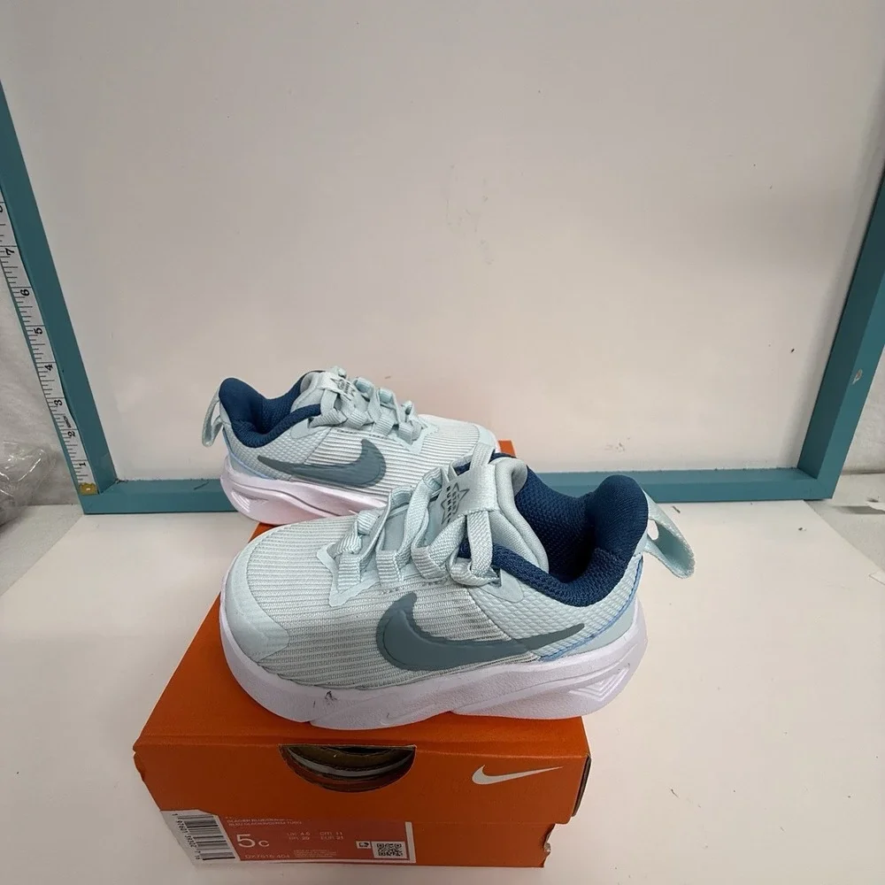 Nike Star Runner 4 NN Size 5c Toddler Shoes Glacier Blue New